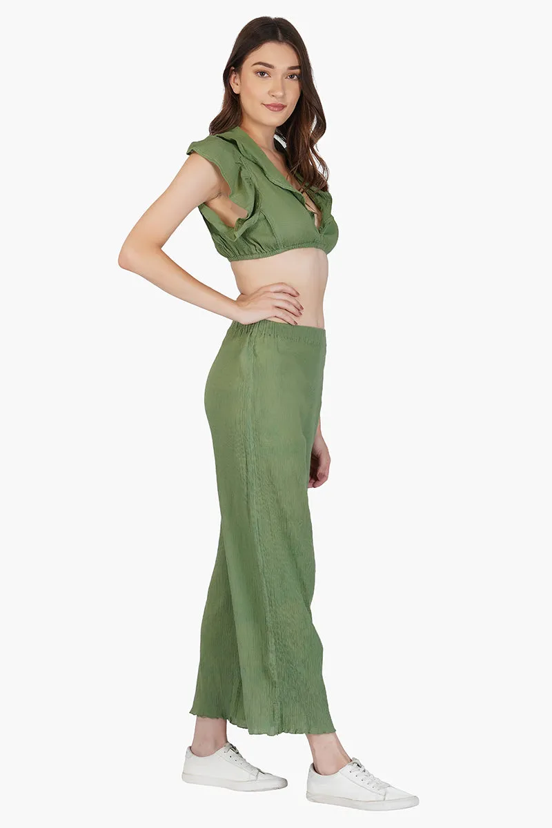 Olivia Cotton Crepe Pants sold by America & Beyond product image thumbnail 3