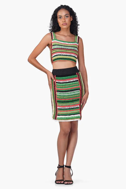 Buttercup Yarn Crochet Top sold by America & Beyond