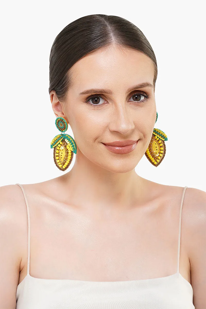 Positano Lemon Earrings sold by America & Beyond product image thumbnail 3