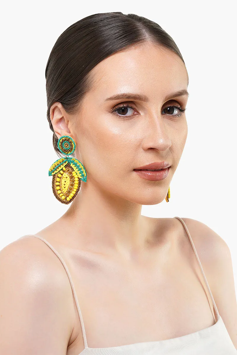 Positano Lemon Earrings sold by America & Beyond product image thumbnail 4