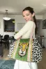 Forestry Leopard Embellished Tote sold by America & Beyond