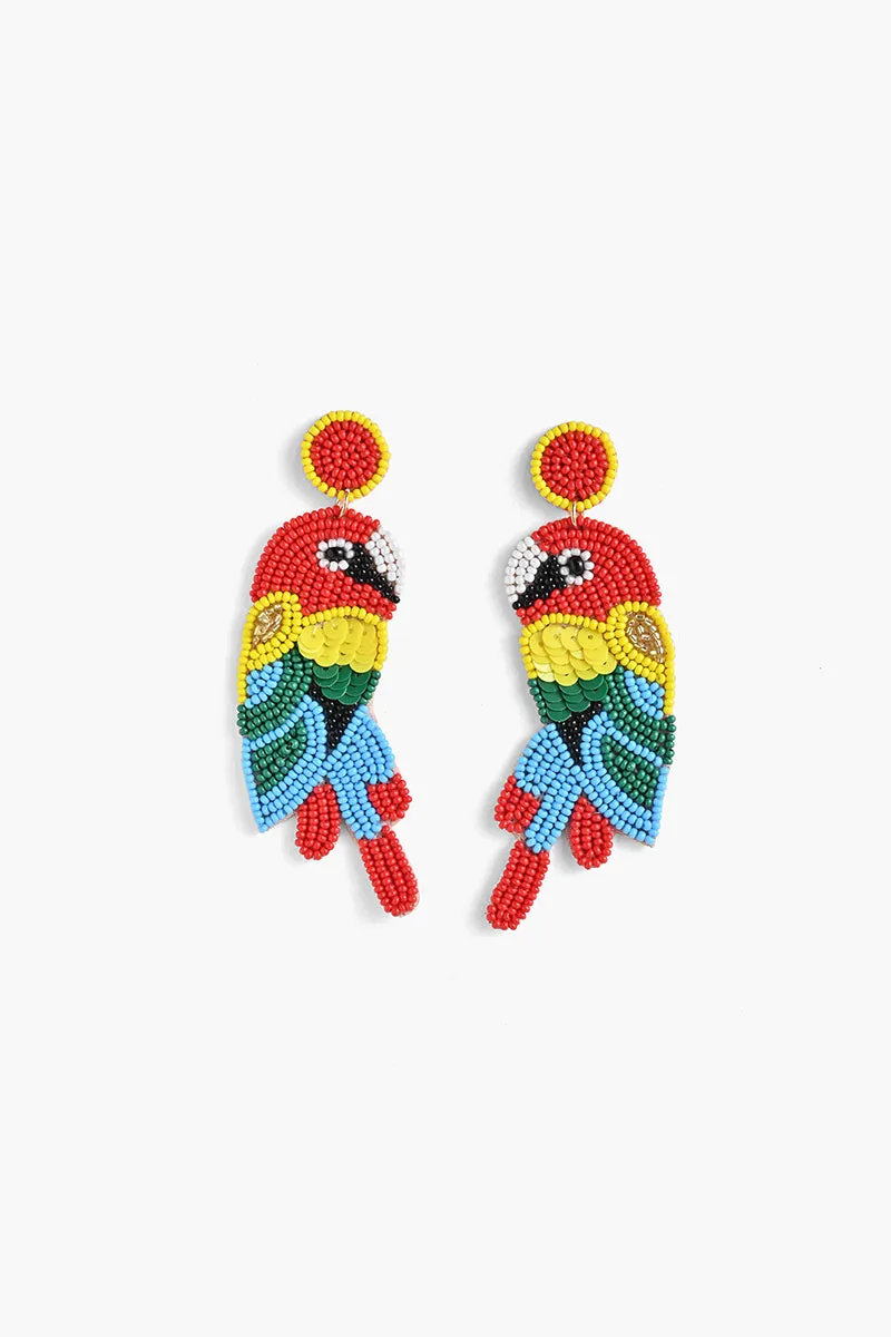 Parrot-diso Earrings sold by America & Beyond