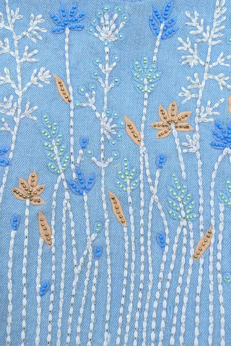 Garden Glimmer Embellished Tote sold by America & Beyond product image thumbnail 2