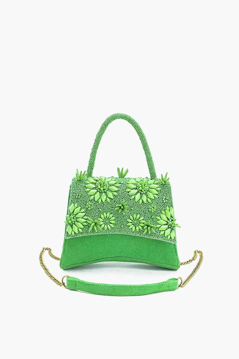 Sage Grove Wildflower Top Handle Bag sold by America & Beyond
