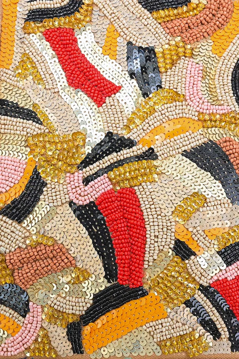 Artisan Embellished Earthy Tote Bag sold by America & Beyond product image thumbnail 2