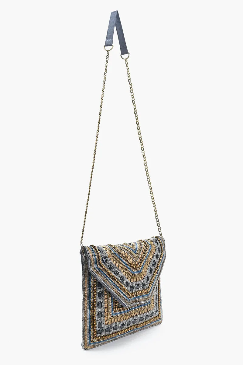 Jeweled Pharaoh Crossbody Clutch sold by America & Beyond product image thumbnail 4