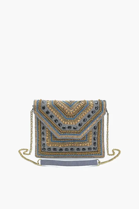 Jeweled Pharaoh Crossbody Clutch sold by America & Beyond