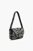 Midnight Silver Swirl Shoulder Bag sold by America & Beyond