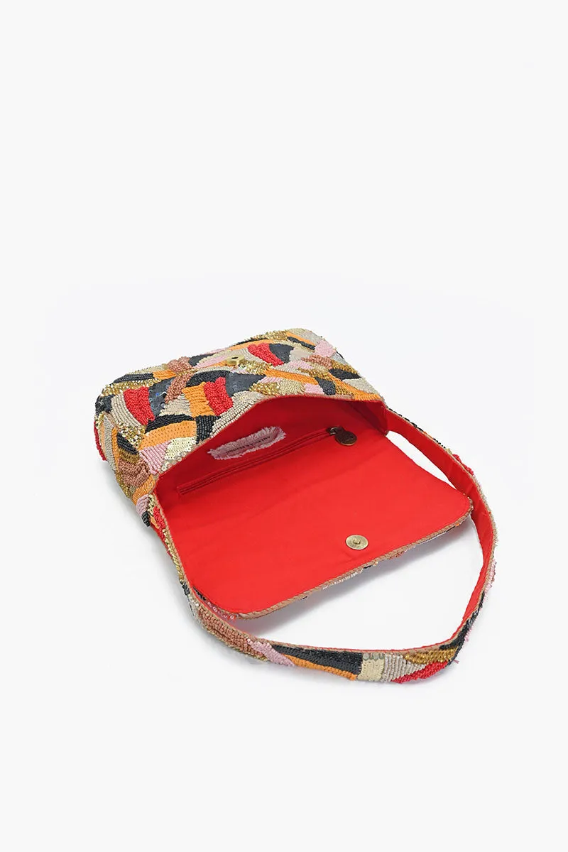 Glimmerwing Embellished Shoulder Bag sold by America & Beyond product image thumbnail 5