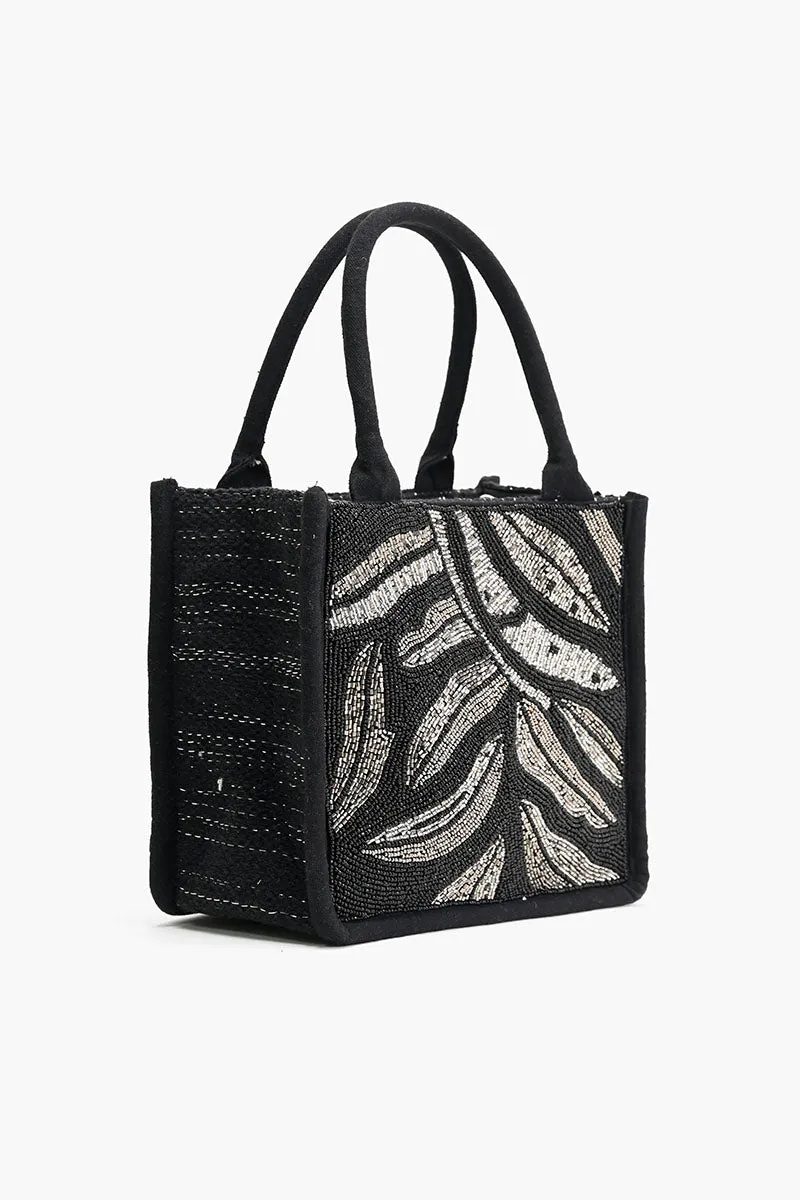 Midnight Silver Swirl Mini Tote sold by America & Beyond product image thumbnail 5