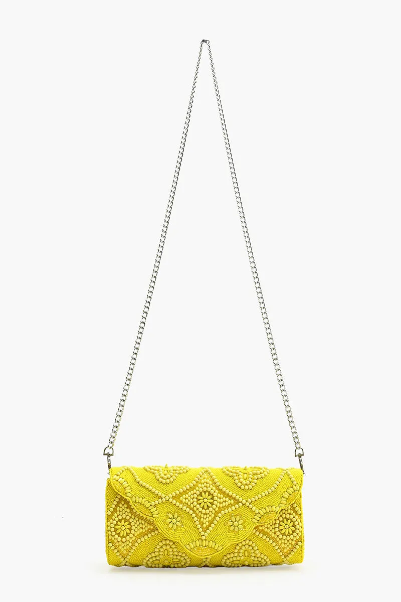 Lemon Sparkle Evening Bag sold by America & Beyond product image thumbnail 4