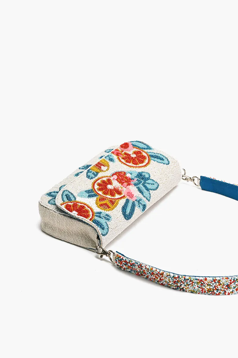 Fruity Floral Shoulder Bag sold by America & Beyond product image thumbnail 5