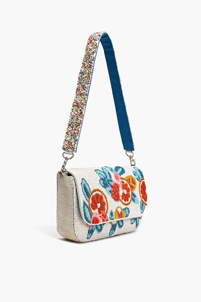 Fruity Floral Shoulder Bag sold by America & Beyond product image thumbnail 3