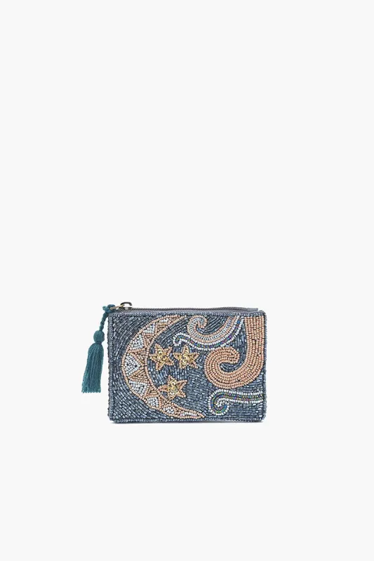 Cosmic Voyage Embroidered Pouch sold by America & Beyond