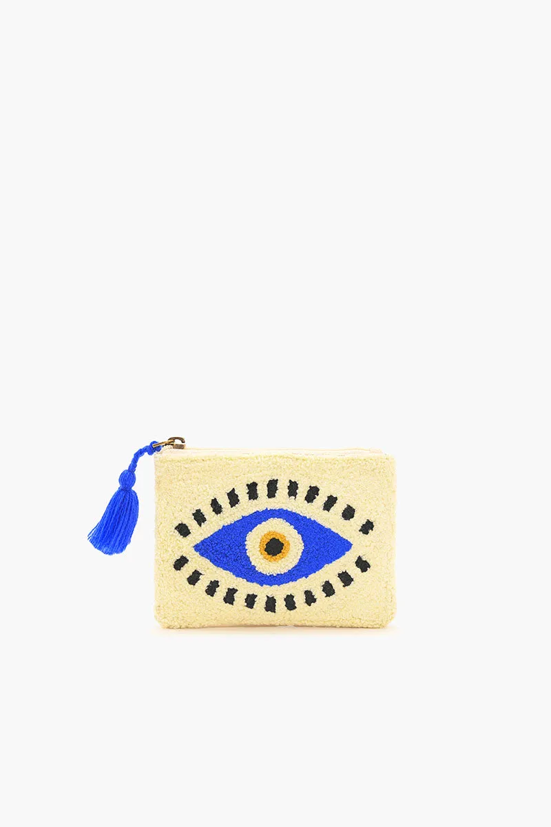 Golden Gaze Evil Eye Pouch sold by America & Beyond