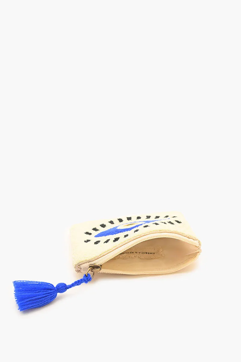 Golden Gaze Evil Eye Pouch sold by America & Beyond product image thumbnail 3