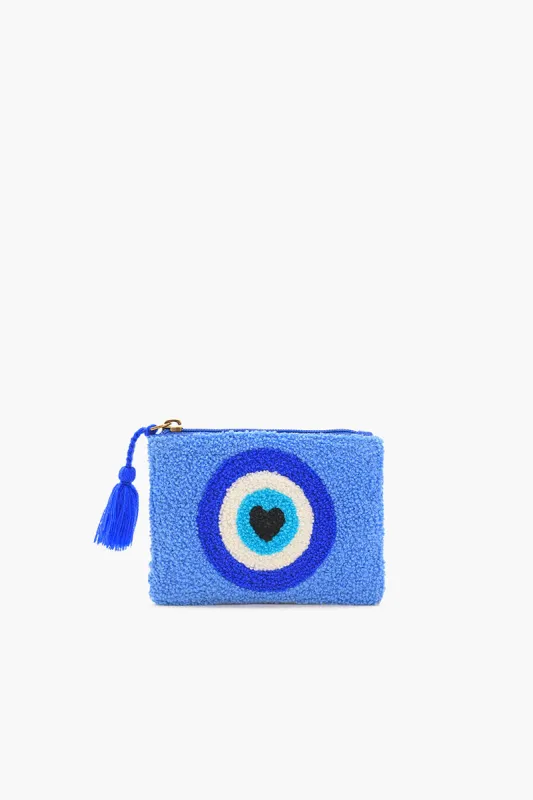 Evil Eye Embroidered Pouch sold by America & Beyond