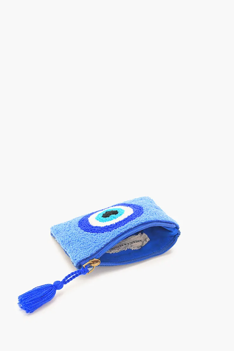 Evil Eye Embroidered Pouch sold by America & Beyond product image thumbnail 3