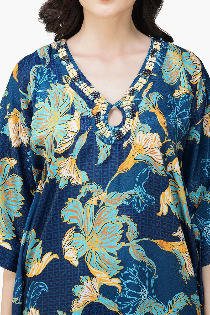 Tiffany Floret Embellished Maxi Dress sold by America & Beyond product image thumbnail 5