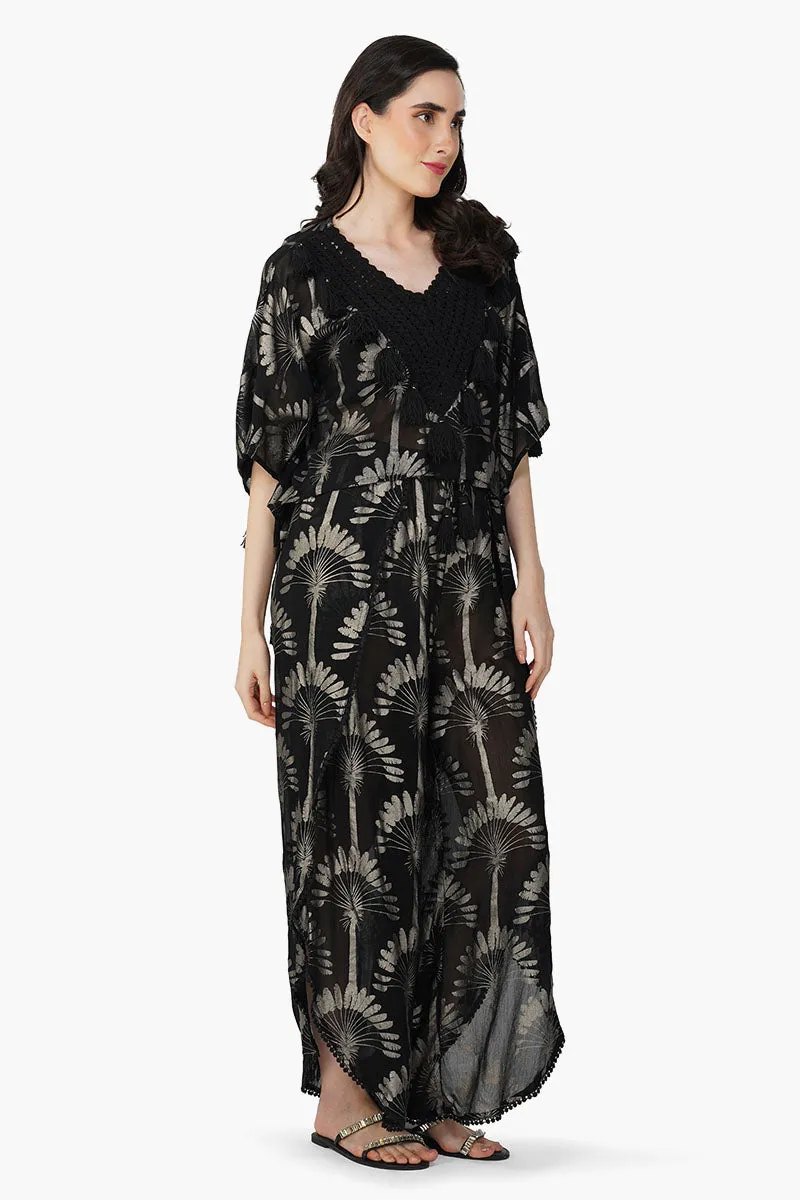 Silver Black Foil Printed Top sold by America & Beyond product image thumbnail 2