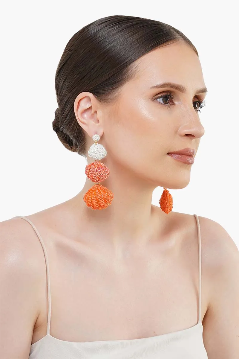 Sunset Seashell Earring sold by America & Beyond product image thumbnail 3