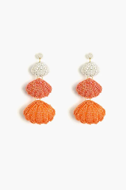 Sunset Seashell Earring sold by America & Beyond