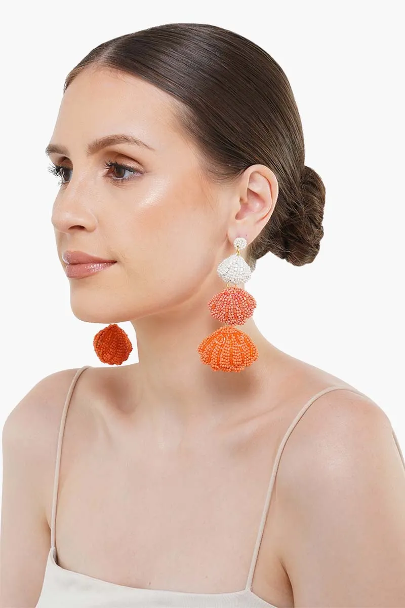 Sunset Seashell Earring sold by America & Beyond product image thumbnail 4