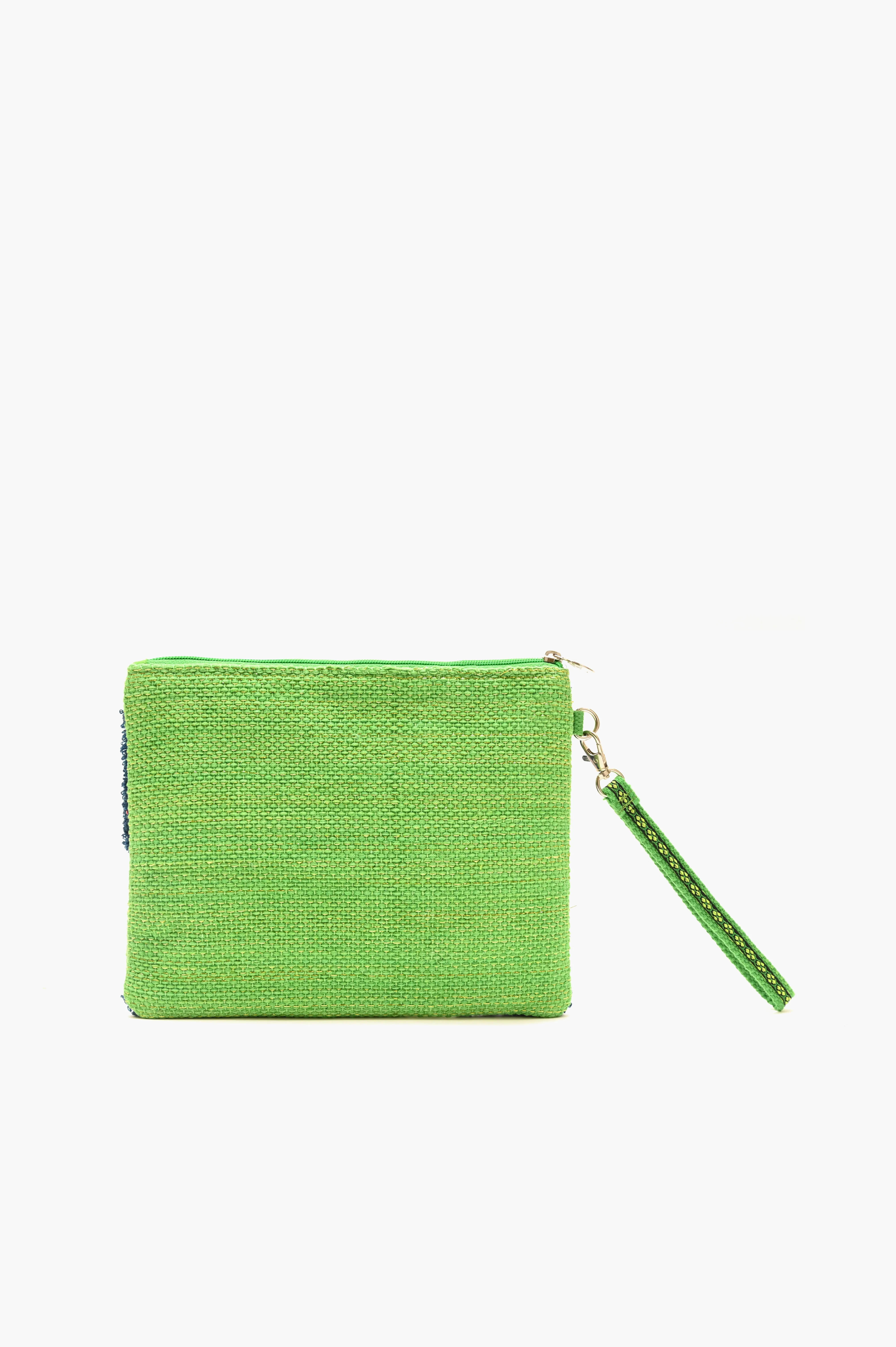 Beaded and Tufted Monogram Pouch-F Initial sold by America & Beyond product image thumbnail 2