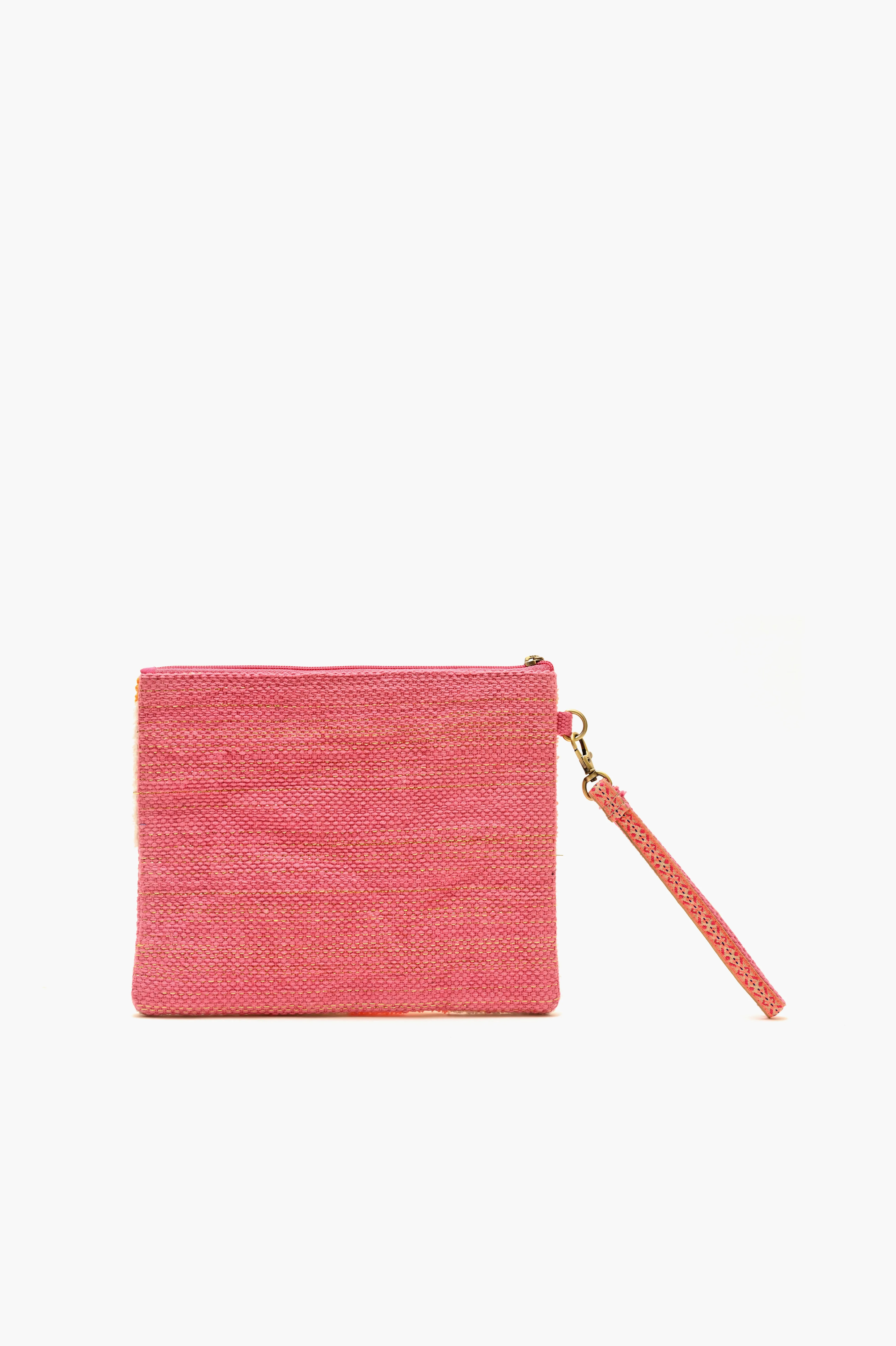 Beaded and Tufted Monogram Pouch-E Initial sold by America & Beyond product image thumbnail 2