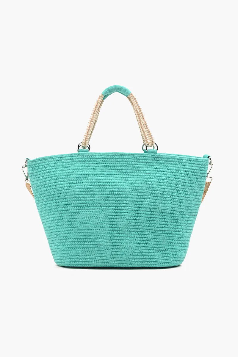 Lobster Embellished Large Jute Tote sold by America & Beyond product image thumbnail 2