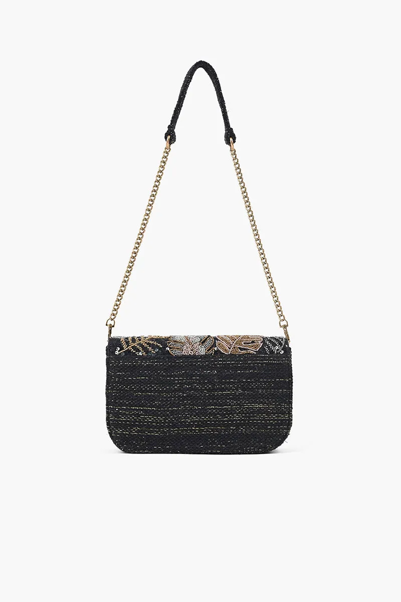 Black Gold Embellished Shoulder Bag sold by America & Beyond product image thumbnail 2