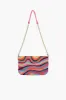 Rainbow Wave Embellished Shoulder Bag sold by America & Beyond
