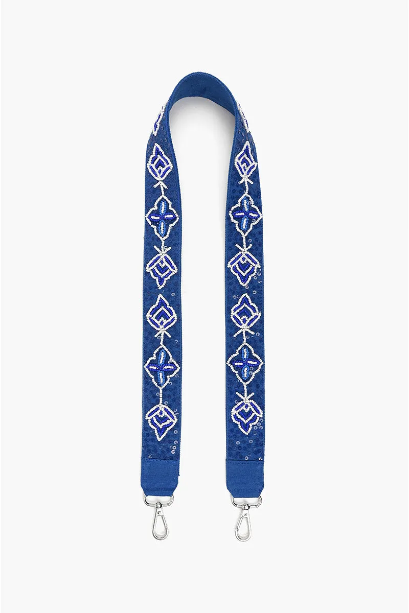 Medium Tote with Bag Strap & Pouch Oriental Blue sold by America & Beyond product image thumbnail 3