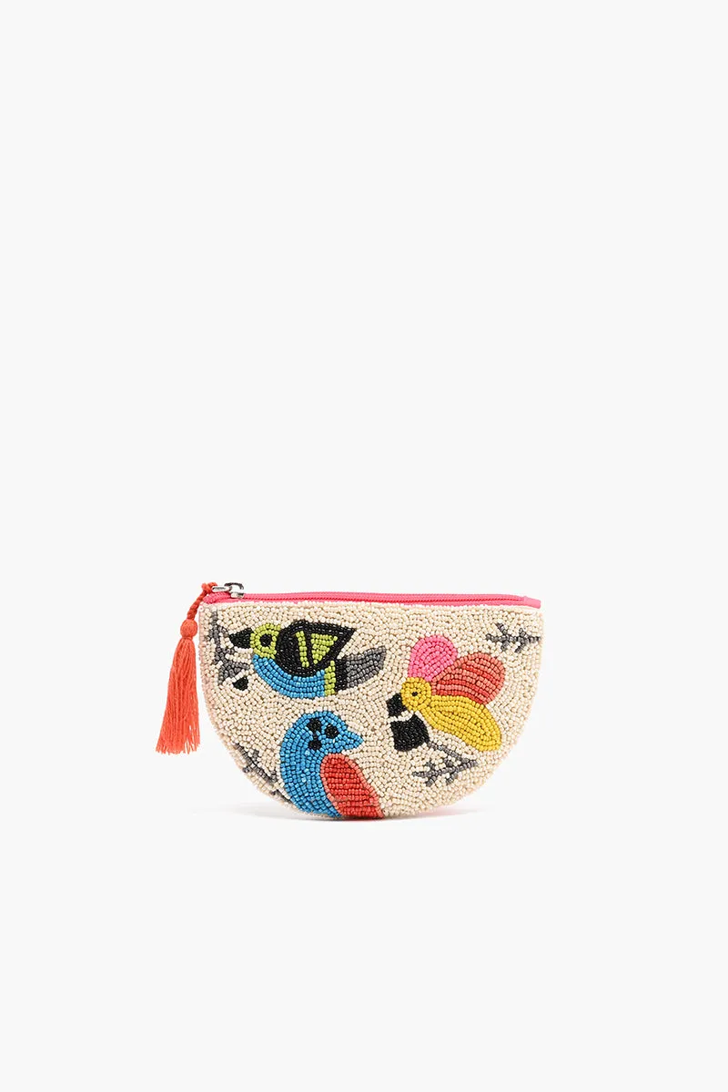Birds Embellished Crossbody Pouch with Coin Pouch sold by America & Beyond product image thumbnail 3