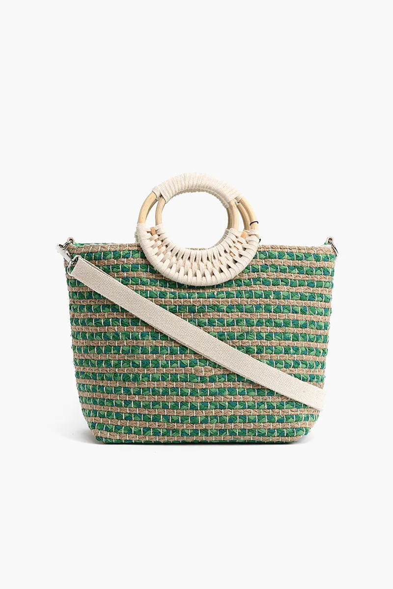 Mini Tote with Removable Crossbody Strap Grass sold by America & Beyond