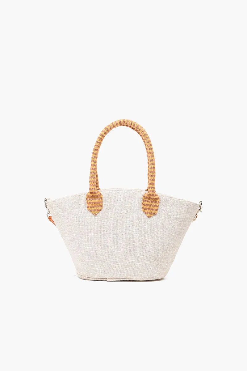 Butterfly Beaded Mini Jute Tote sold by America & Beyond product image thumbnail 2