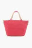 Embellished Jute Tote with Crossbody Strap-Pink Starfish sold by America & Beyond