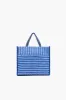 Blue/White Floral Embellished Shopper Tote sold by America & Beyond