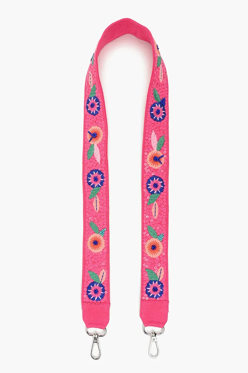 Embellished Tote, Crossbody and LG Pouch Bundle-Palm Beach Pink sold by America & Beyond product image thumbnail 4