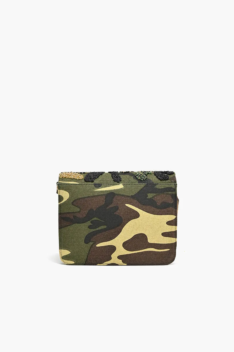 Embellished Messenger Crossbody-Camouflage sold by America & Beyond product image thumbnail 2