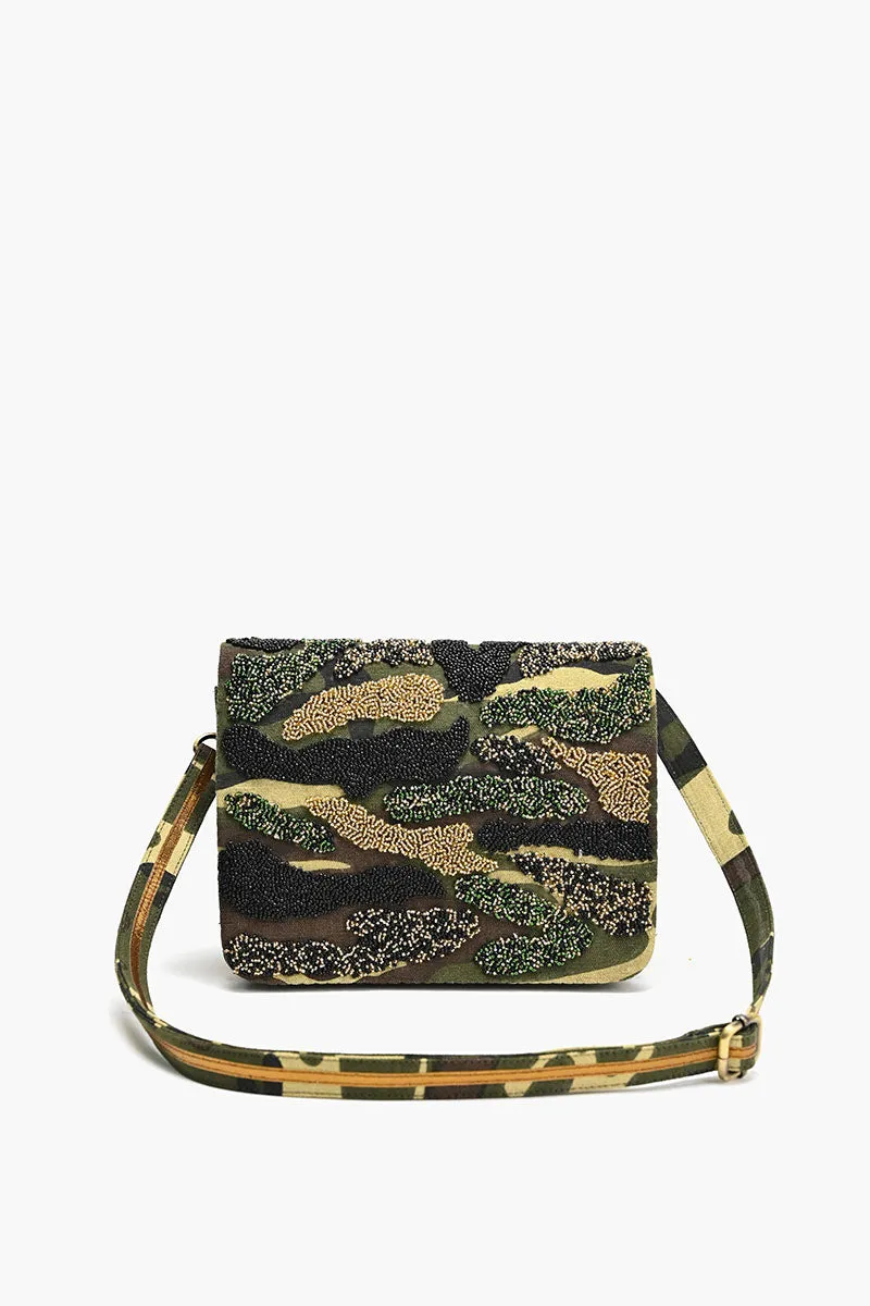 Embellished Messenger Crossbody-Camouflage sold by America & Beyond