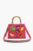 Pink Bliss Fruitful Charm Top Handle Tote sold by America & Beyond
