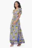 Citrus Lemon Lurex Print Dress sold by America & Beyond