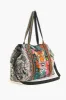 Tropical Leopard Embellished Tote sold by America & Beyond