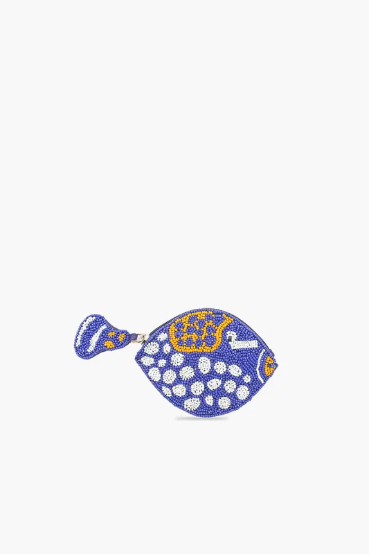 Fish & Fins Mini Coin Pouch - Reef Splash sold by America & Beyond