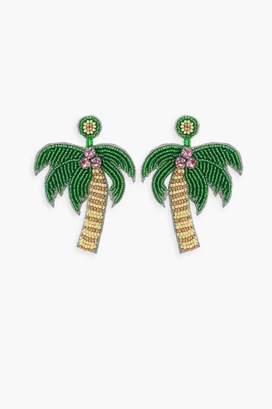 Palm Play Drop Earrings sold by America & Beyond