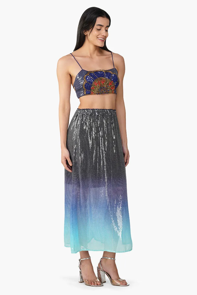 Blue Marine Costal Embellished Top sold by America & Beyond product image thumbnail 2