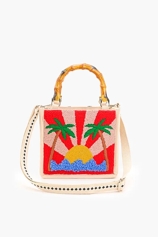 Tropic Like It's Hot Embellished Handbag sold by America & Beyond