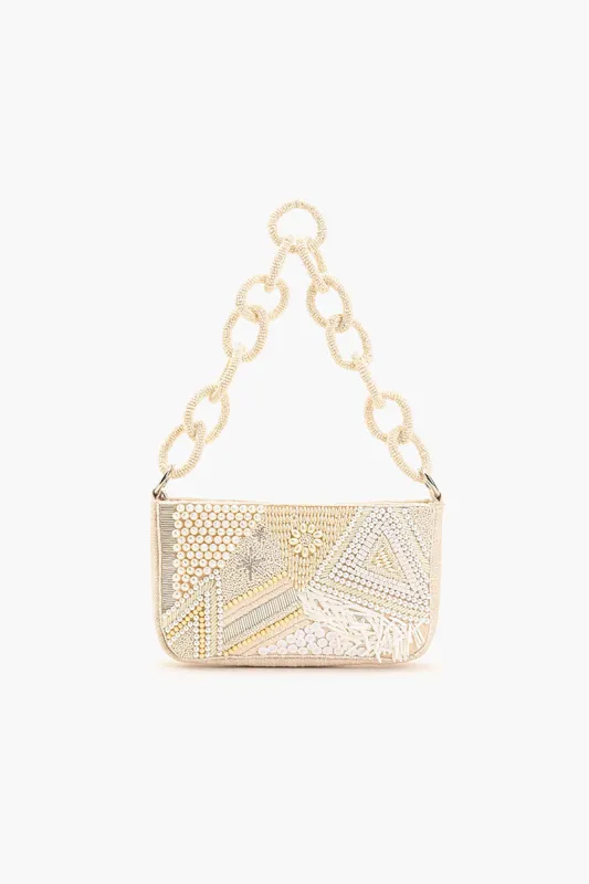 Shimmering Sands Embellished Shoulder Bag sold by America & Beyond