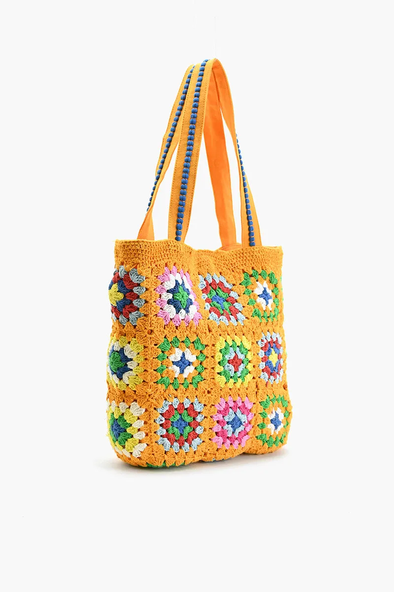 Sunrise Handmade Crochet Bags - Sustainable Fashion sold by America & Beyond product image thumbnail 3